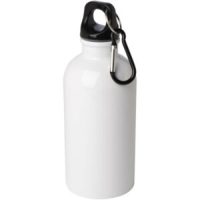 Vannflaske 400 ml av rustfritt stål med karabinkrok