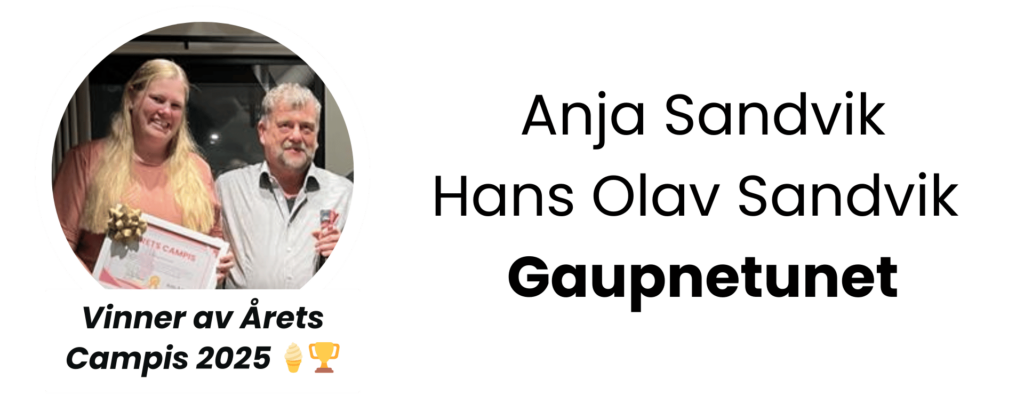 Vinner av Årets Campis - Gaupnetunet